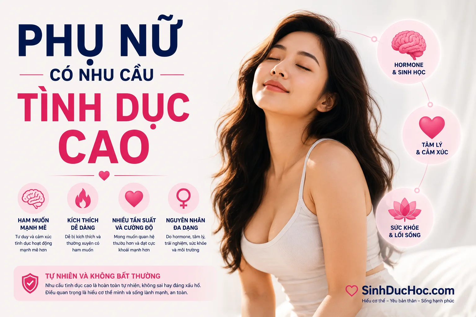 Phụ nữ có nhu cầu tình dục cao