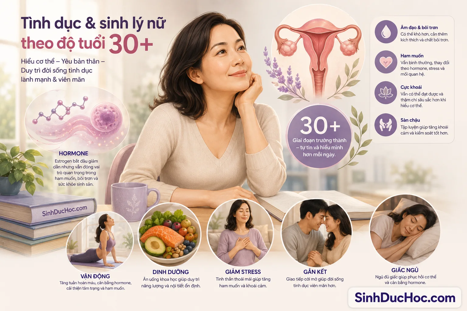 Ham muốn tình dục ở phụ nữ tuổi 30+