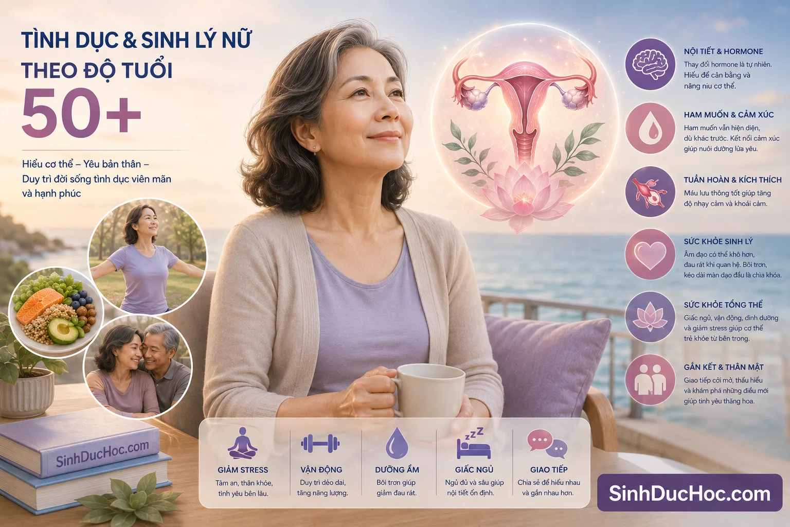 Ham muốn tình dục ở phụ nữ tuổi 50+